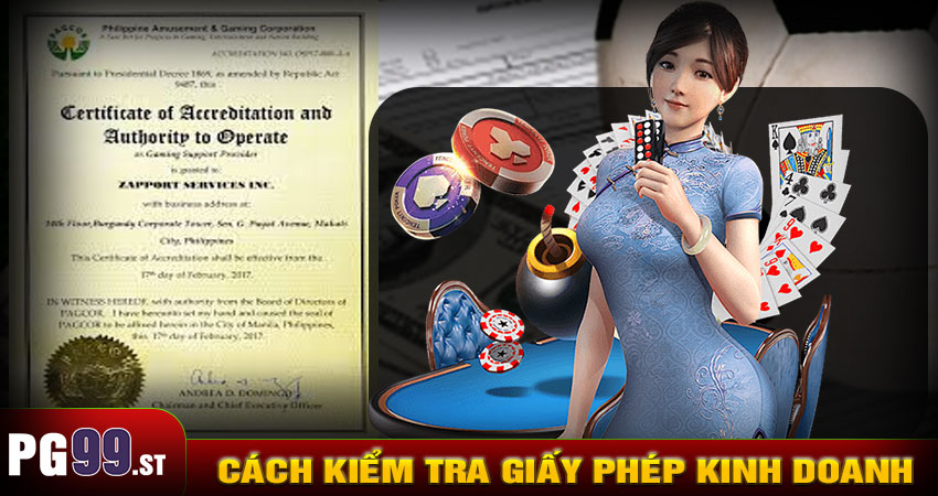 Cách kiểm tra giấy phép kinh doanh của PG99